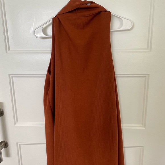 Burnt orange short sleeve cardigan, never worn - Picture 4 of 4